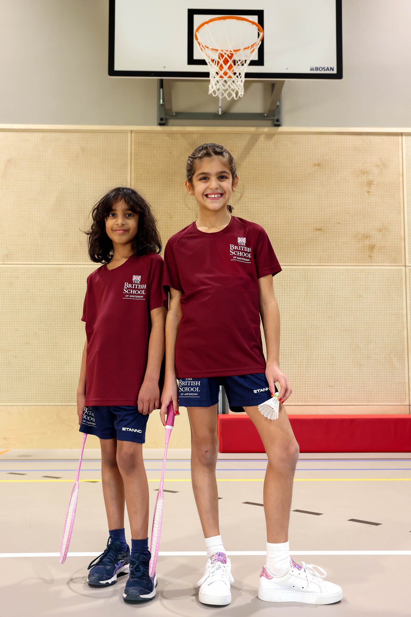 BSA  (Junior and Senior) PE sport t-shirt - maroon
