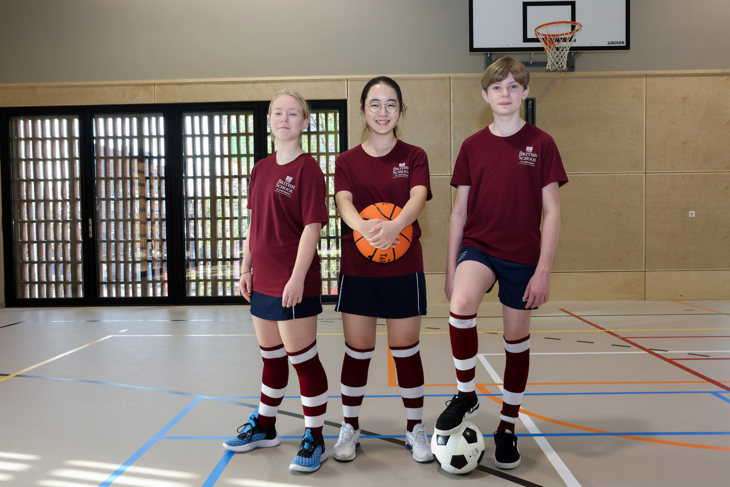 BSA (Junior and Senior) PE sport t-shirt - maroon