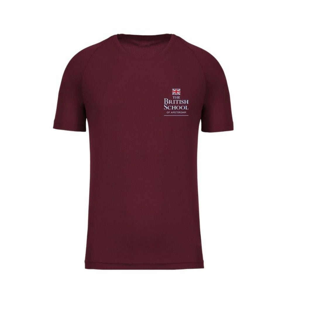 PE Sport T-Shirt (Juniors and Seniors) - Maroon